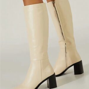 Tony Bianco new in box Ecru Knee-High Boots